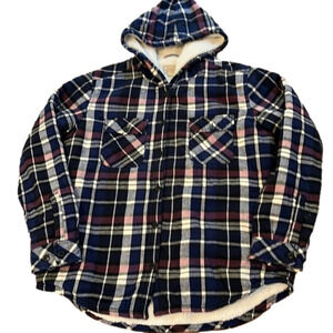 Boston Traders flannel Hoodie
